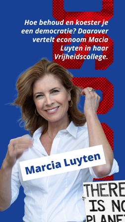 vrijheidscollege Marcia Luyten poster